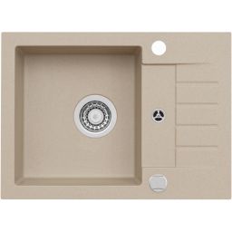 Alveus Amaro zlewozmywak granitowy 58x42 cm beżowy 9913355