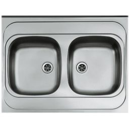 Outlet - Genesis Primal 20 zlewozmywak 80x60 cm stal len 1124505