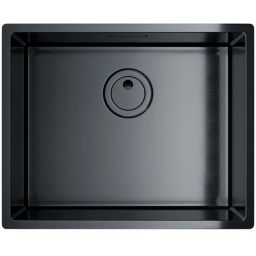 Globalo Exclusive Riwolo 40.1 zlewozmywak stalowy 44x44 cm antracyt RIWOLO_40_1_ANTHRACITE