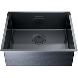 Globalo Exclusive Riwolo 50.1 zlewozmywak stalowy 54x44 cm antracyt RIWOLO_50_1_ANTHRACITE