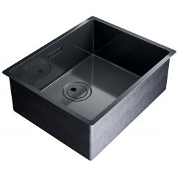 Globalo Exclusive Riwolo 50.1 zlewozmywak stalowy 54x44 cm antracyt RIWOLO_50_1_ANTHRACITE