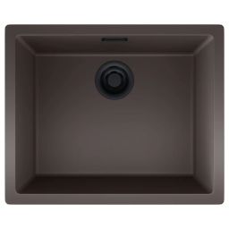 Globalo Design Aurilio 60.1 zlewozmywak granitowy 55,6x45,6 cm czekoladowy AURILIO_60_1_DARK_CHOCOLATE