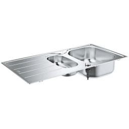 Grohe K200 zlewozmywak stalowy 96,5x50 cm stal 31564SD1