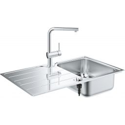 Grohe Minta zlewozmywak 86x50 cm z baterią stal szlachetna 31573SD1
