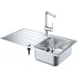 Grohe Minta zlewozmywak 86x50 cm z baterią stal szlachetna 31573SD1