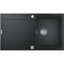 Grohe K500 zlewozmywak granitowy 86x50 cm czarny 31644AP0