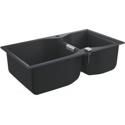 Grohe K700 100-C 90/50 zlewozmywak granitowy 90x50 cm czarny 31658AP0