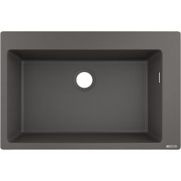 Hansgrohe S 51 zlewozmywak granitowy 77x51 cm szary/grafitowy/onyx 43313290