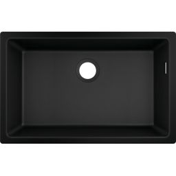 Hansgrohe S510-U660 zlewozmywak granitowy 66x40 cm czarny grafit 43432170