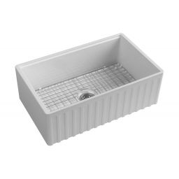 Isvea Ravenna zlewozmywak ceramiczny 76,2x46 cm biały 10RV81076