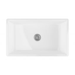 Isvea Ravenna zlewozmywak ceramiczny 76,2x46 cm biały 10RV81076