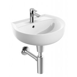 Koło Rekord umywalka 45x37 cm półokrągła biała K91145000