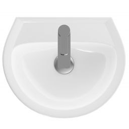 Koło Rekord umywalka 45x37 cm półokrągła biała K91145000