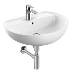 Koło Rekord umywalka 65x49 cm półokrągła biała K91165000