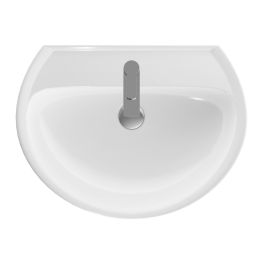 Koło Rekord umywalka 65x49 cm półokrągła biała K91165000