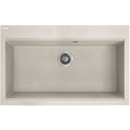 Laveo Tau zlewozmywak granitowy 80x50 cm beżowy SBT4108