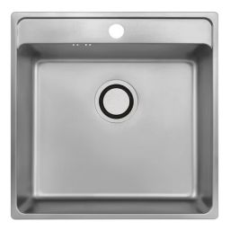 Laveo Besos zlewozmywak stalowy 49x48 cm stal SLB_210T