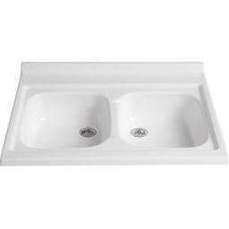 Polimat zlewozmywak 80x60 cm akrylowy biały 00581