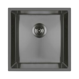 Oltens Stalvask zlewozmywak stalowy 44x44 cm czarny 71100300
