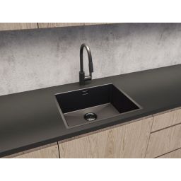 Oltens Stalvask zlewozmywak stalowy 54x44 cm czarny 71101300