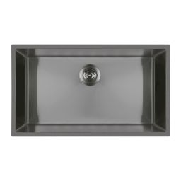 Oltens Stalvask zlewozmywak stalowy 76x44 cm czarny 71102300