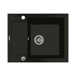 Oltens Gravan zlewozmywak granitowy 62x50 cm czarny 72102300