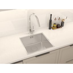 Oltens Litla bateria kuchenna stojąca chrom 35204100