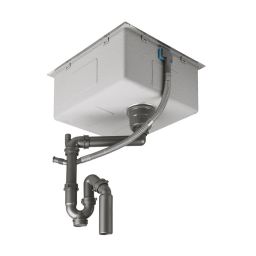 Oltens Hydda zlewozmywak stalowy 54x44 cm 1 komorowy stal szlachetna polerowana 71104100