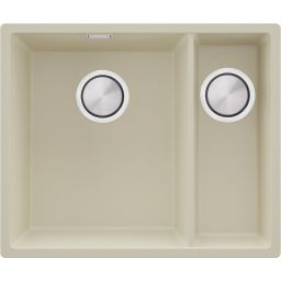 Primagran Duo Slim zlewozmywak granitowy 56x47 cm beżowy MLDKB-X0#N