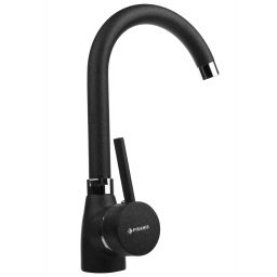 Pyramis Korfu zlewozmywak z baterią czarny 070060901BN