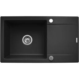 Pyramis Korfu 1B 1D zlewozmywak 78x46 cm Pyragranit karbon 070061101