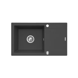 Pyramis Korfu zlewozmywak z baterią karbon 070061101BN