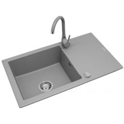 Pyramis Korfu zlewozmywak z baterią szary 070061301BN