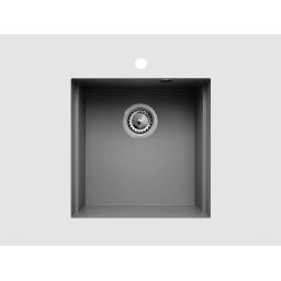 Pyramis Siros zlewozmywak granitowy 47x51,5 cm szary 070084401