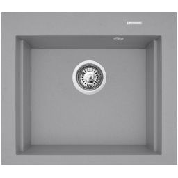 Pyramis Siros zlewozmywak granitowy 57x51,5 cm szary 070085001
