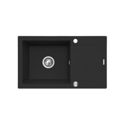 Pyramis Korfu zlewozmywak z baterią czarny 070167301BN