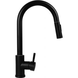 Pyramis Camea zlewozmywak z baterią czarny/czarny 070168401I