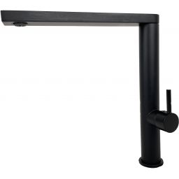 Pyramis Mido zlewozmywak 79x50 cm z baterią Trigono czarny/czarny 070176502BT