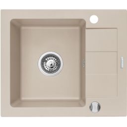 Pyramis Sparta Mini zlewozmywak granitowy 56x46 cm beżowy 070179312
