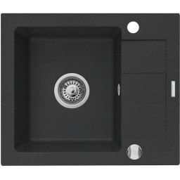Pyramis Sparta Mini zlewozmywak granitowy 56x46 cm czarny 070179412