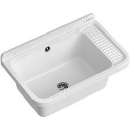 Pyramis Neo Plus umywalka ogrodowa 58,4x38 cm biała 070179901