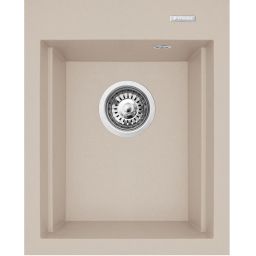 Pyramis Siros zlewozmywak granitowy 48x39 cm beżowy 070180212