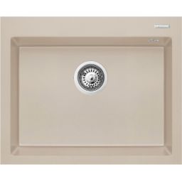 Pyramis Istros zlewozmywak granitowy 61x50 cm beżowy 070187012