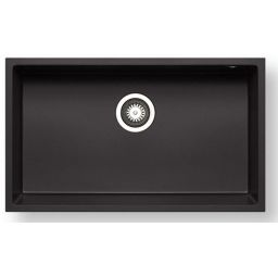 Pyramis Tetragon komora podwieszana 70x40 cm Volcano czarny mat 070230401