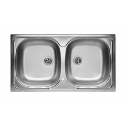 Pyramis Basic zlewozmywak stalowy 78x43,5 cm 100138501