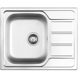 Pyramis Athena zlewozmywak stalowy 62x50 cm gładki 100187601