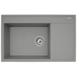 Pyramis Camea zlewozmywak granitowy 79x50 cm szary 070058701