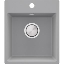 Primagran Ryga zlewozmywak granitowy 44x38 cm szary MYAKS-A0#N