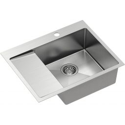 Quadron Russel 116 zlewozmywak stalowy 62x48 cm wpuszczany stal szlachetna HB7911-RBS