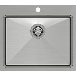 Quadron Russel 110 zlewozmywak stalowy 55x48 cm wpuszczany stal szlachetna HB7910BS